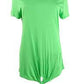 INC International Concepts Women's Tie Front Top Green Size Petite Small