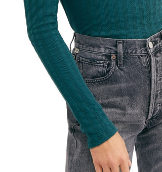 Free People Women's Party Top Green Size Small