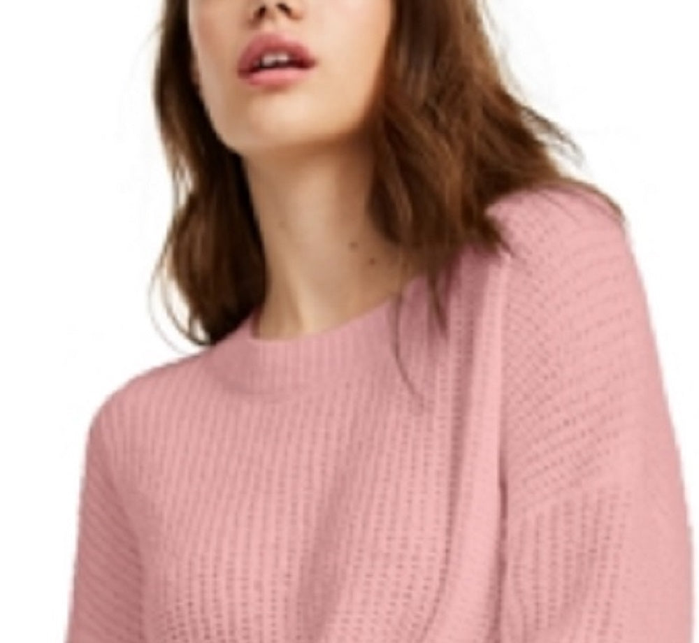 Pink Rose Junior's Chenille Sweater Purple Size Medium