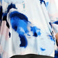 Alfani Women's Boat Neck Dolman Sleeve Top Blue Size X-Large