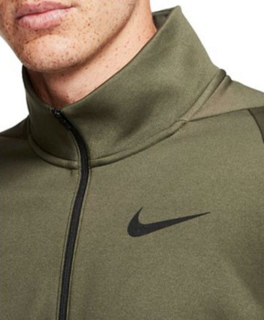 Nike Men's Therma Quarter Zip Training Top Green  Size Small