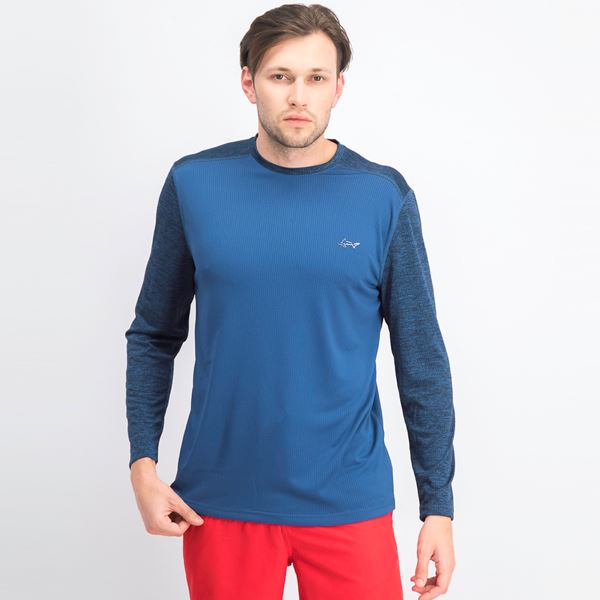 Attack Life Men's Thermal Shirt Blue Size Medium