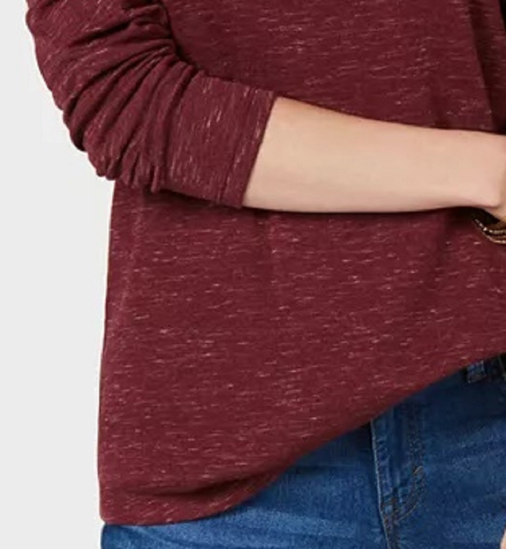 Style & Co Women's Long-Sleeve T-Shirt Purple Size XX-Large