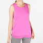 Ideology Women's Mesh Tank Top Pink Size XX-Large