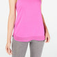 Ideology Women's Mesh Tank Top Pink Size XX-Large