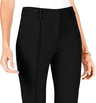 Alfani Women's Ponte Slim Fit Skinny Pants Black Size 4