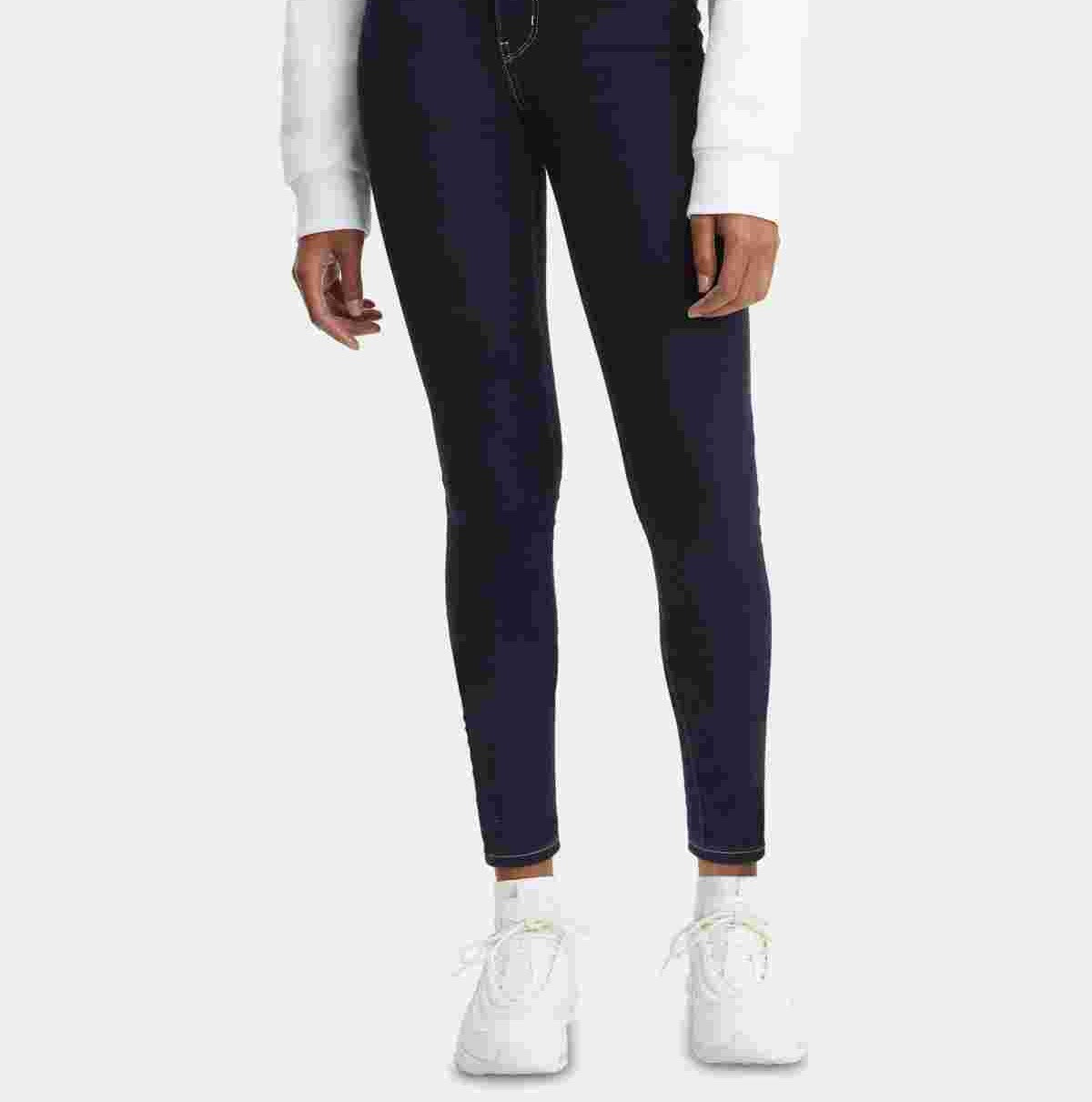 Levi's Women's 720 High-Rise Super-Skinny Jeans Blue Size 30X30
