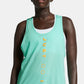 Nike Women's Miler Dri Fit Just Do It Running Tank Top Green Size Small