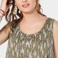Style & Co Women's Petite Printed Tank Top Green Size PS