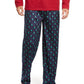 Club Room Men's Printed Pajama Set Blue Size X-Large