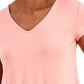 Alfani Women's V-Neck Knit Top Pink Size X-Small