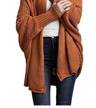 Alfani Women's Petite Drape-Front Cardigan Brown Size Petite Small