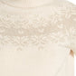Weatherproof Vintage Women's Snowflake Sweater Beige Size X Large