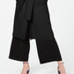 INC International Concepts Women's Belted Draped Trench Coat Black Size X-Large