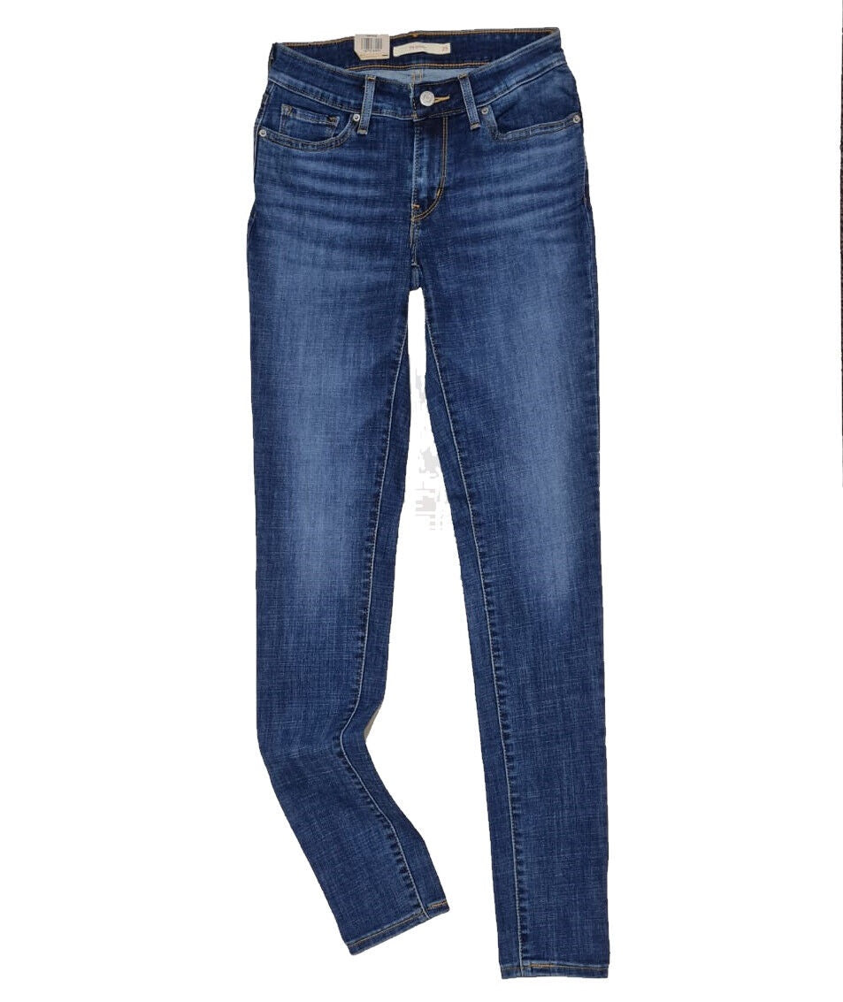Levi's Women's Juniors Denim Skinny Jeans Blue Size 9