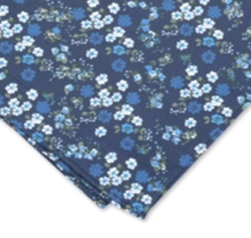 Bar III Men's Garside Floral Pocket Square Blue Size Regular