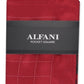 Alfani Men's Archer Silk Grid Pocket Square Red Size Regular