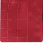 Alfani Men's Archer Silk Grid Pocket Square Red Size Regular