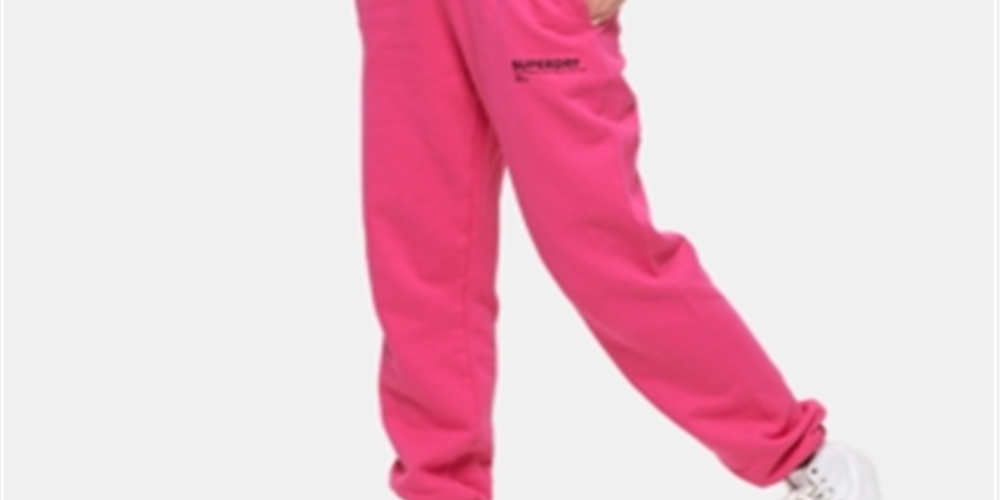 Superdry Women's Cotton Elissa Jogger Pants Pink Size 6