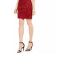 Calvin Klein Women's Printed Sheath Dress Red Size 6 Petite