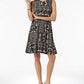 Style & Co Women's Printed Swing Dress  Black&White Size Petite S