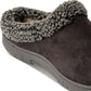 Weatherproof Vintage Men's Indoor Outdoor Sole Slip on Slippers Black Size Large