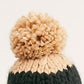 Free People Women's Cozy Up Colorblock Pom Beanie Black Size Regular