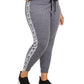 Calvin Klein Women's Plus Logo Sweatpants Grey Size 3X