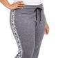 Calvin Klein Women's Plus Logo Sweatpants Grey Size 3X