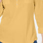Karen Scott Women's Woven Split Neck Top Orange Size Small