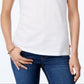 Levi's Women's Slim Crew Neck Tee White Size Large