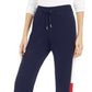 Tommy Hilfiger Women's Sport Vented Colorblocked Track Pants Blue Size Medium