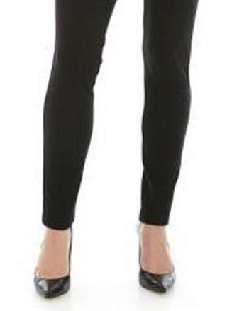 Anne Klein Women's Ponte Compression Casual Pants Tedo Black Size 2