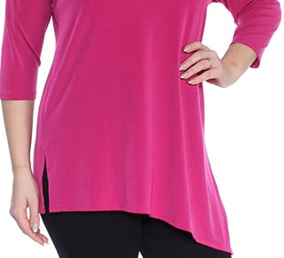 Alfani Women's Front Cutout Cold Shoulder Top Pink Size Small