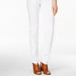 Style & Co Women's Curvy-Fit Skinny Jeans Regular Short And Long Lengths White Size 6 S