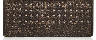 John Varvatos Star Usa Men's Studded Leather Card Case Black Size Regular