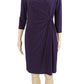 Ralph Lauren Women's Petite Sheath Dress Purple Size 14 Petite