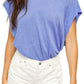 Free People Women's Halo Tee Blue Size Large