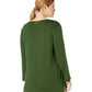 Michael Kors Women's Mixed-Media Top Green Size 0X