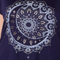 Style & Co Women's Plus Moon Graphic T-Shirt Blue Size 0X