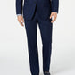 Marc New York Men's Modern Fit Stretch Birdseye Suit Blue Size 40