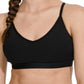 Nike Women's Light Support Yoga Sports Bra Black Size Large