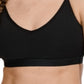 Nike Women's Light Support Yoga Sports Bra Black Size Large
