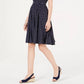 Charter Club Women's Polka Dot Shirtdress  Blue Size 12