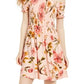 Planet Gold Junior's Off Shoulder Dress Pink Size Large