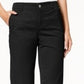 Style & Co Women's Snap Button Capri Pants Black Size 4