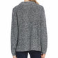 Karen Kane Women's Marled Long Sleeve Pullover Sweater Grey Size Large