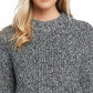 Karen Kane Women's Marled Long Sleeve Pullover Sweater Grey Size Large