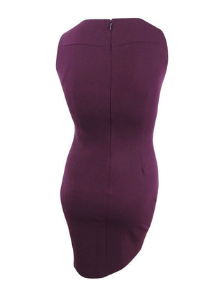 Calvin Klein Women's Starburst Sheath Dress Purple Size 6 Petite