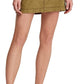 Free People Women's Erika Utility Skirt Green Size 2